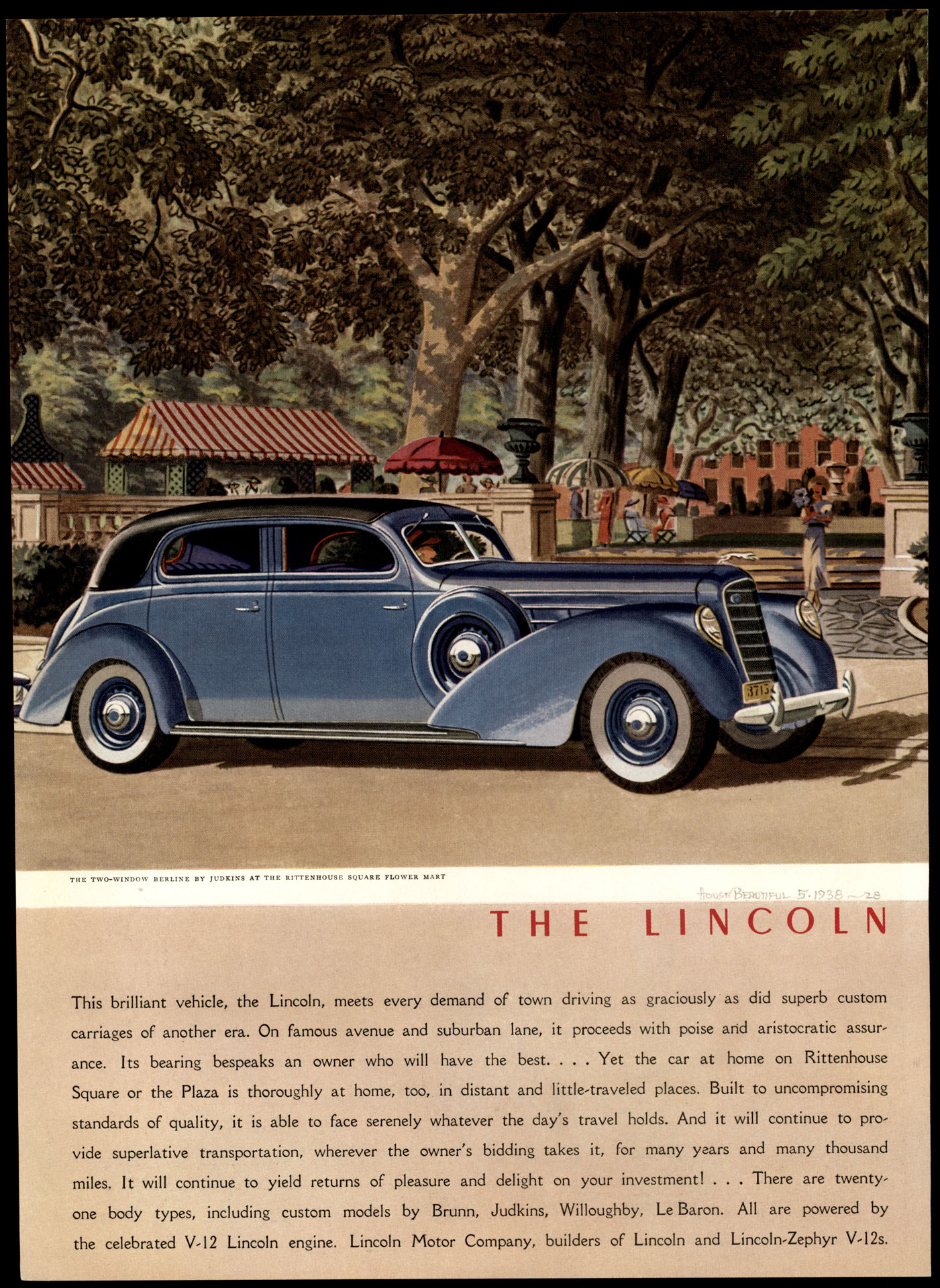 1937 Lincoln Model K Touring Car | Memo Lira