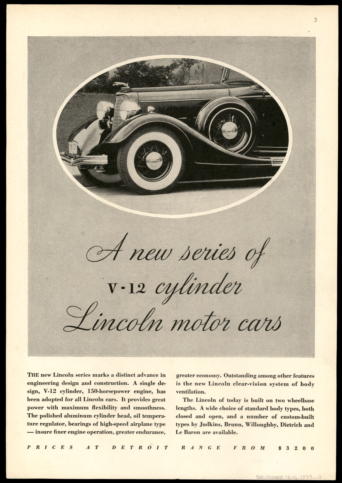 1937 Lincoln Model K Touring Car by Brunn | Memo Lira