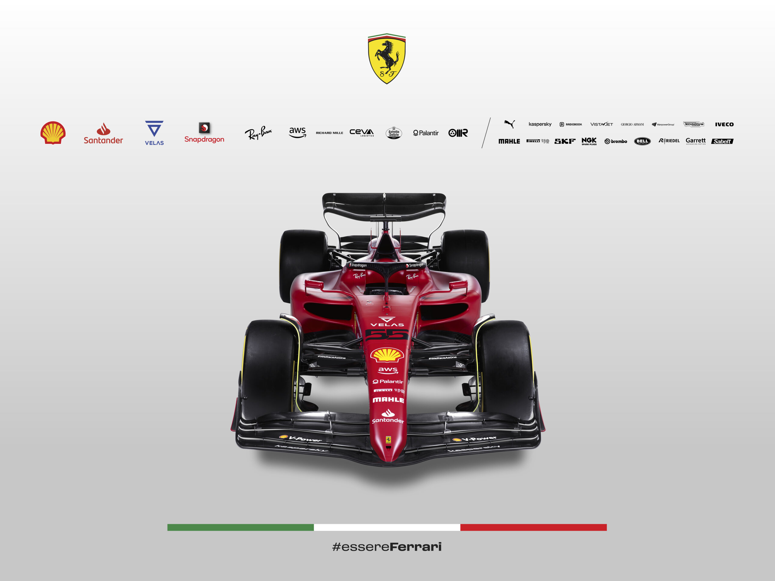 La Scuderia Ferrari presenta a su retador de 2022 el F1 75