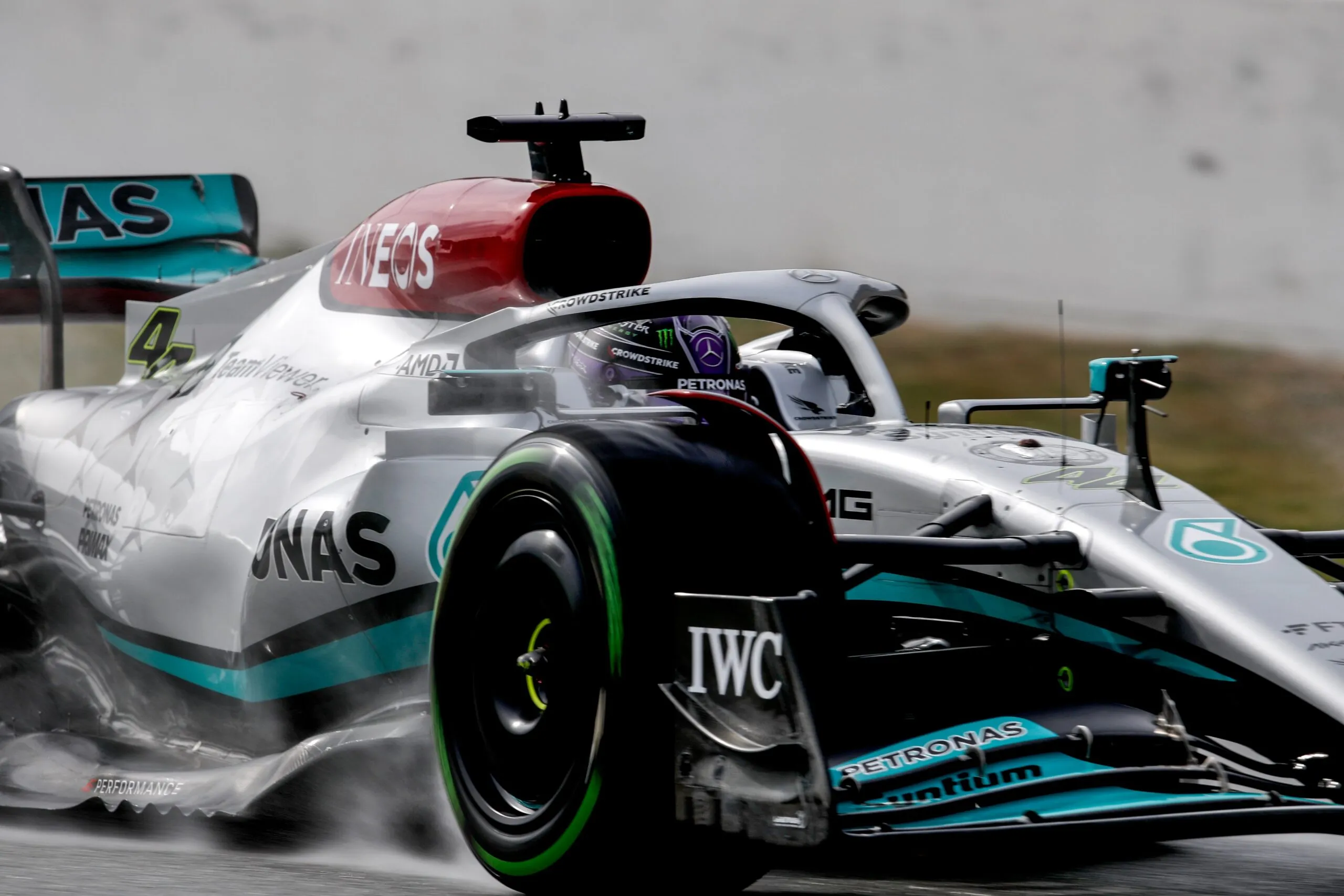 Lewis Hamilton fue el más rápido en el último día de pruebas de pretemporada