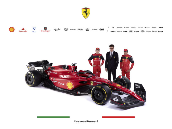 La Scuderia Ferrari presenta a su retador de 2022, el F1-75