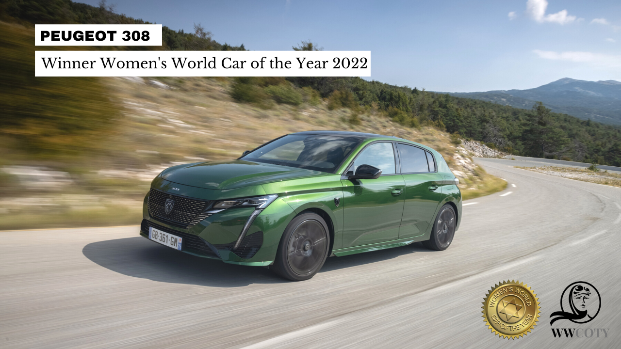 Peugeot 308 galardonado como el Women's World Car of the Year 2022"