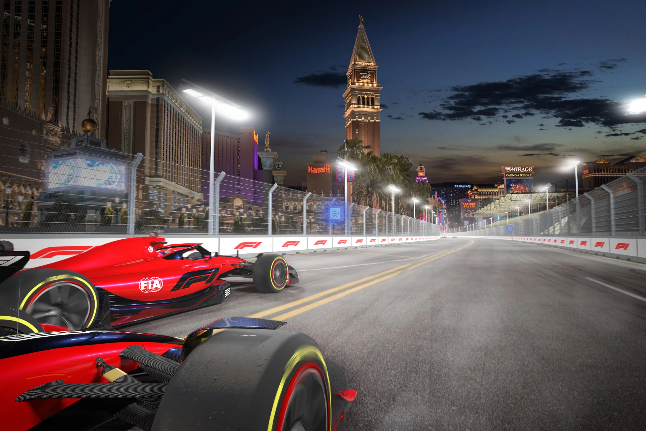 Las Vegas se unirá al calendario de F1 2023 con una carrera nocturna