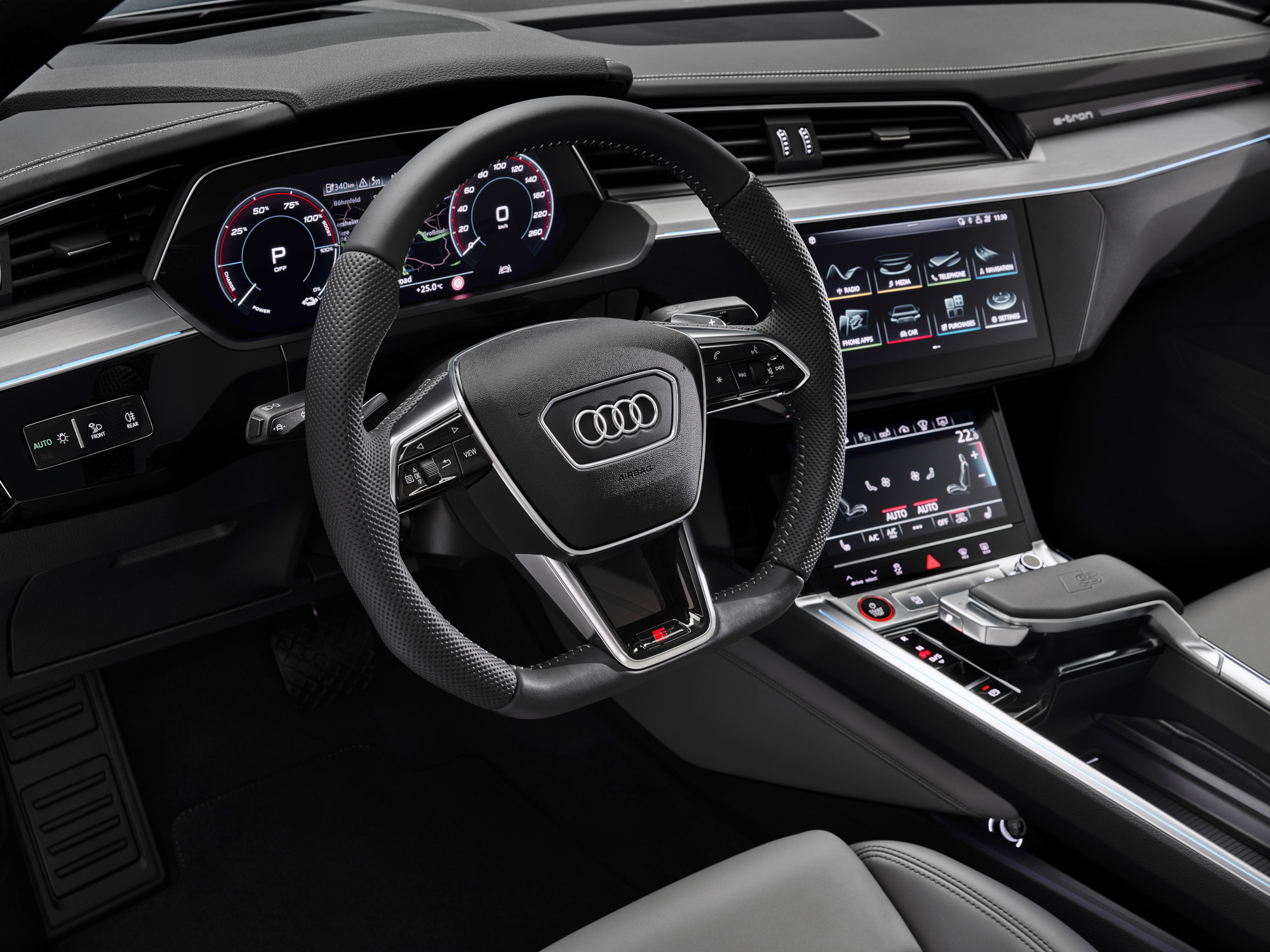 Interior Audi e tron S Sportback 