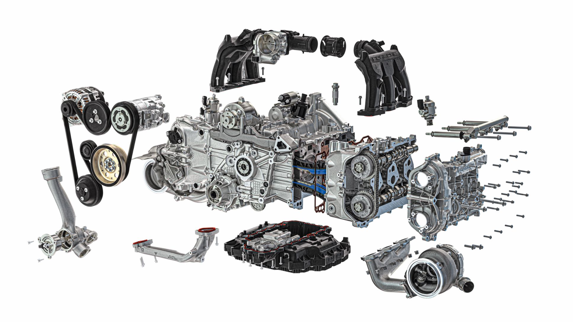 Motor bóxer de Porsche
