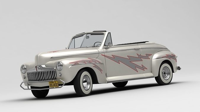 Ford De Luxe Convertible 1948 Greased Lightning