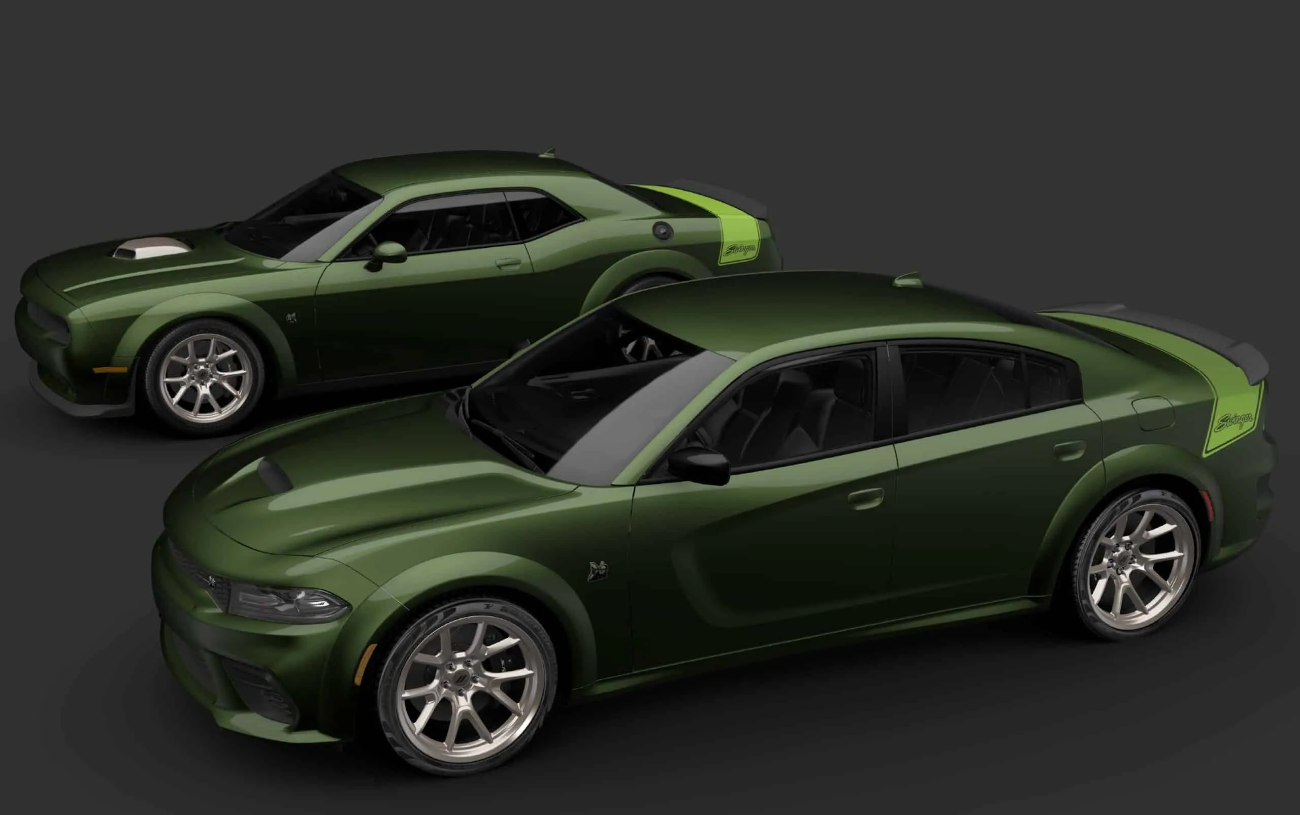Dodge Charger y Challenger Scat Pack Swinger 2023 se unen a los modelos 