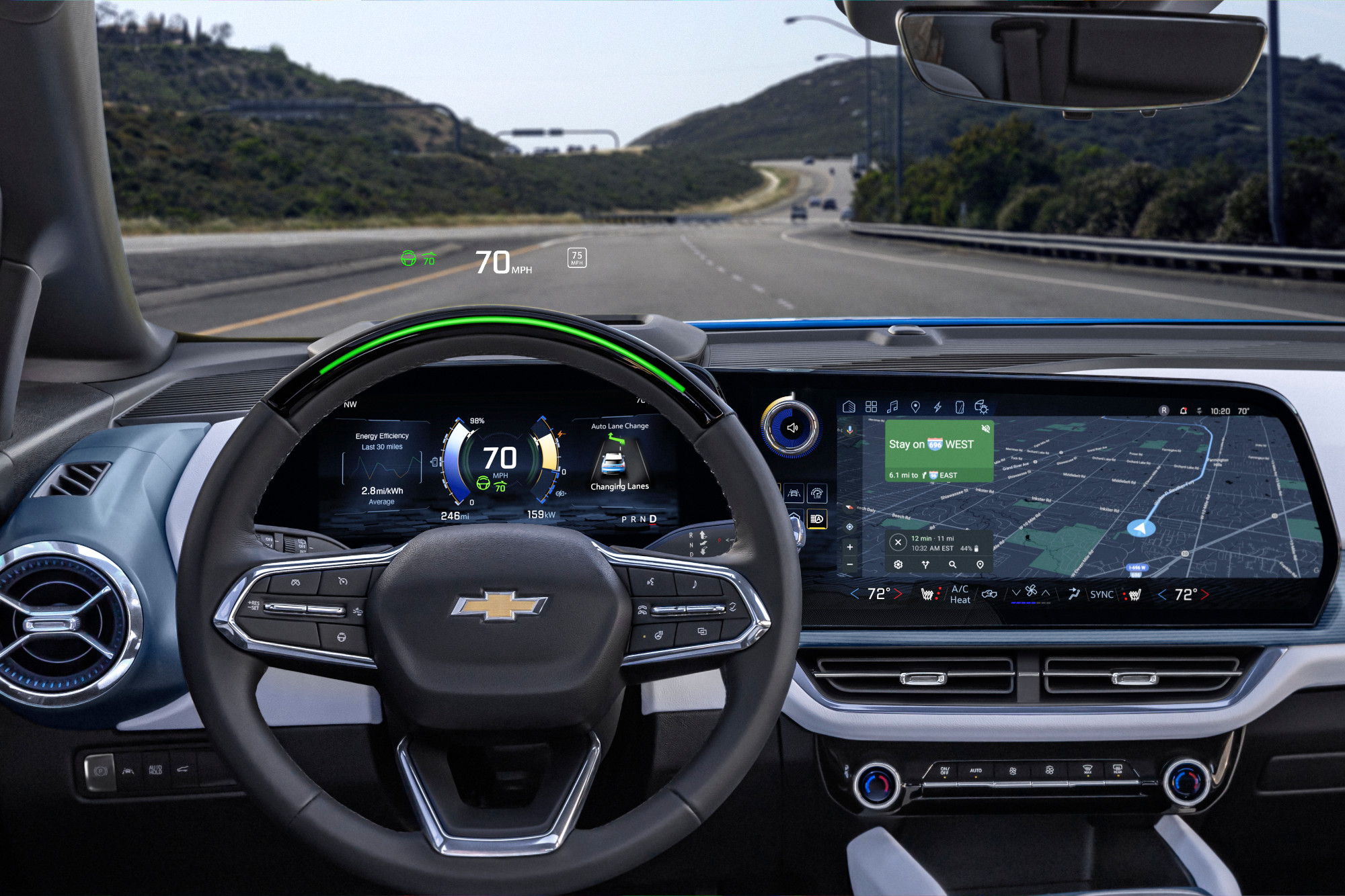 Interior Chevrolet Equinox EV 2024