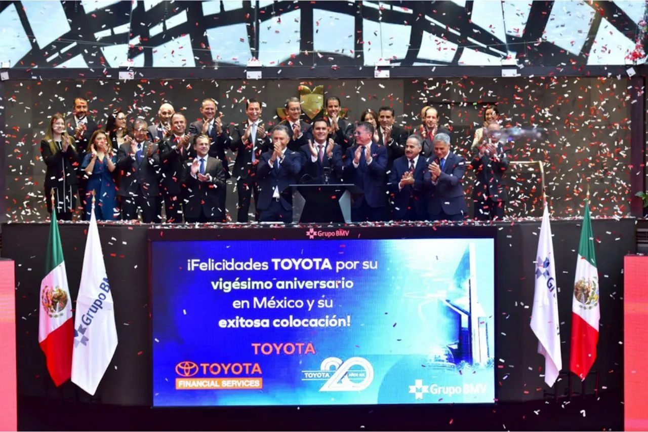Toyota Financial Services cumple 16 años de listado en la BMV