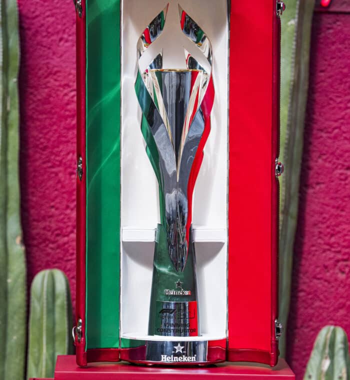 Así lucen los trofeos del México GP 