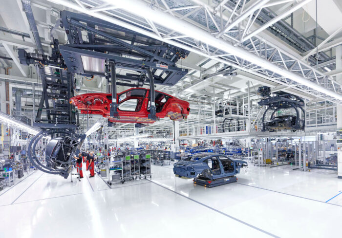 Producción de Audi e-tron GT