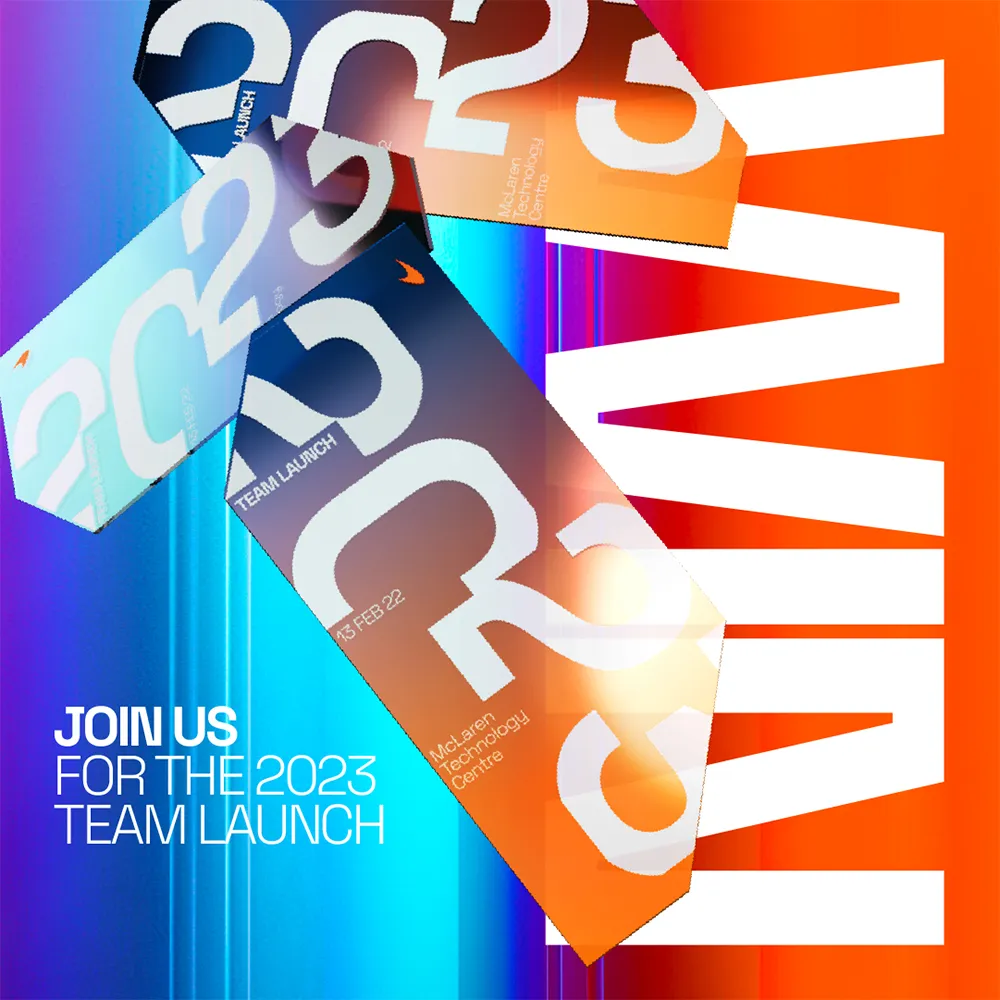 McLaren anuncia la fecha de lanzamiento de su monoplaza 2023