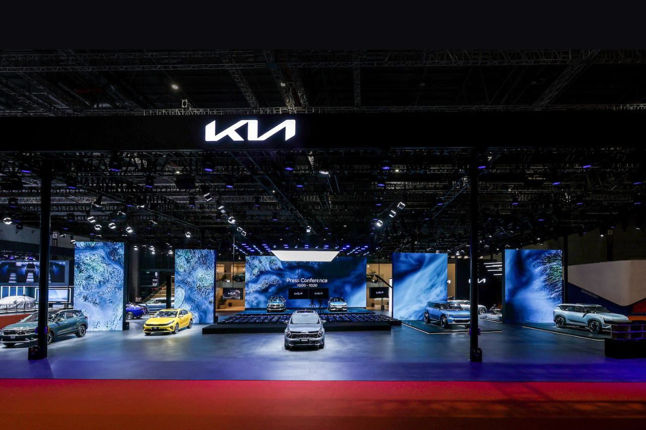 La gama de vehículos eléctricos de Kia se presenta en Shanghái