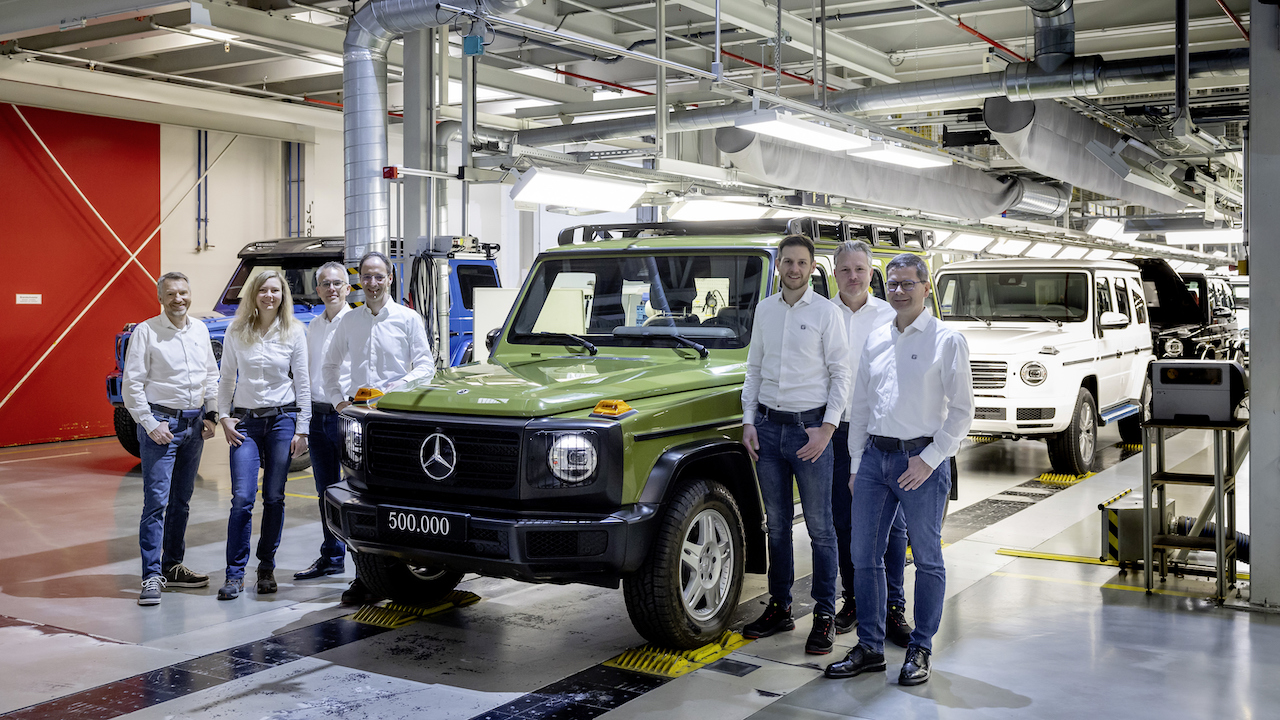 Mercedes-Benz produce un ejemplar único para la unidad número 500,000 de Clase G