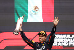 Los podios de Sergio Pérez en la Fórmula 1