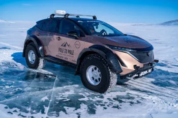 Expedición en Nissan Ariya llega a México