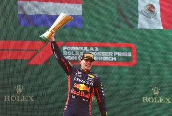 Verstappen logra la victoria en el GP de Austria, Pérez tercero