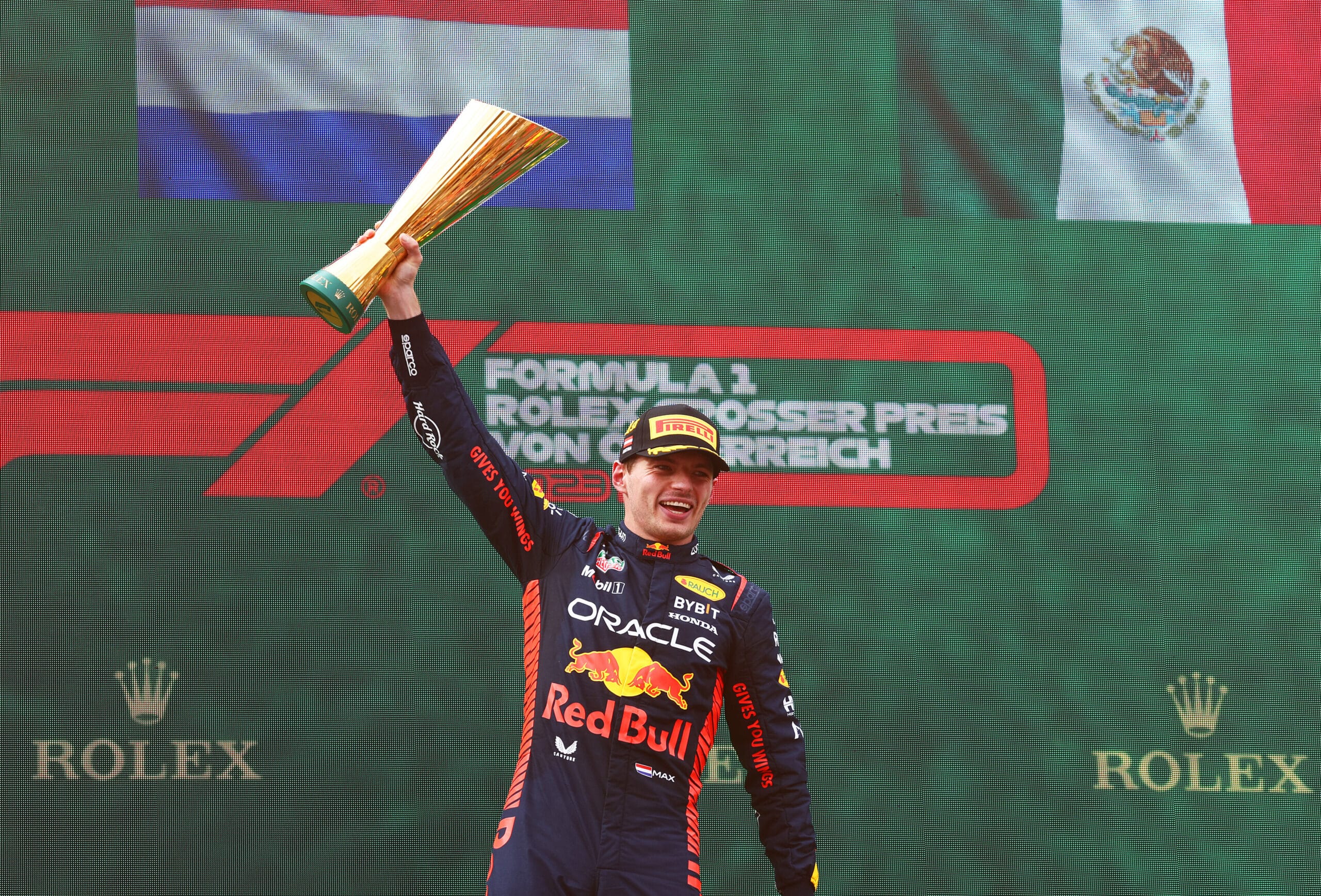 Verstappen logra la victoria en el GP de Austria Pérez tercero