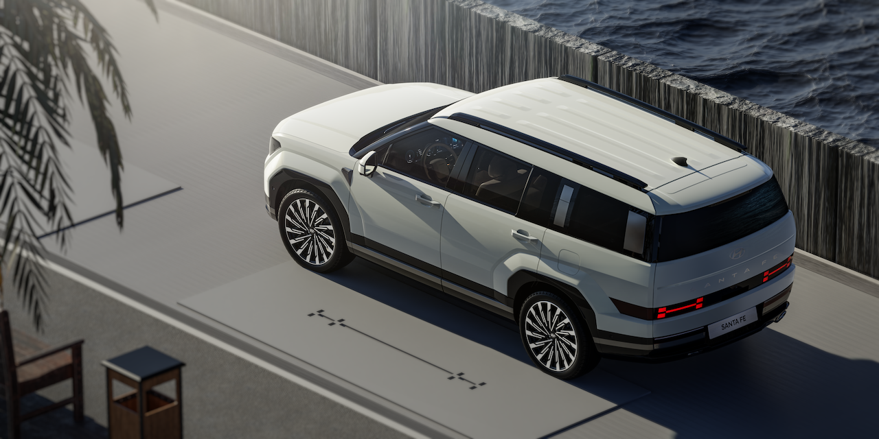 Hyundai Santa Fe vista trasera