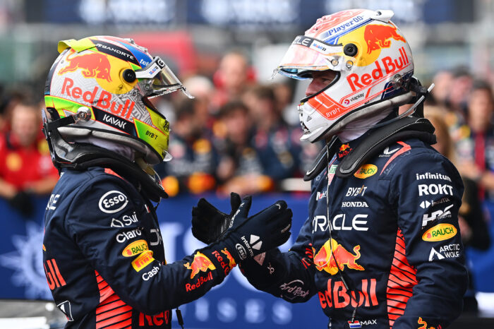 Verstappen gana el GP de Bélgica, Pérez segundo 