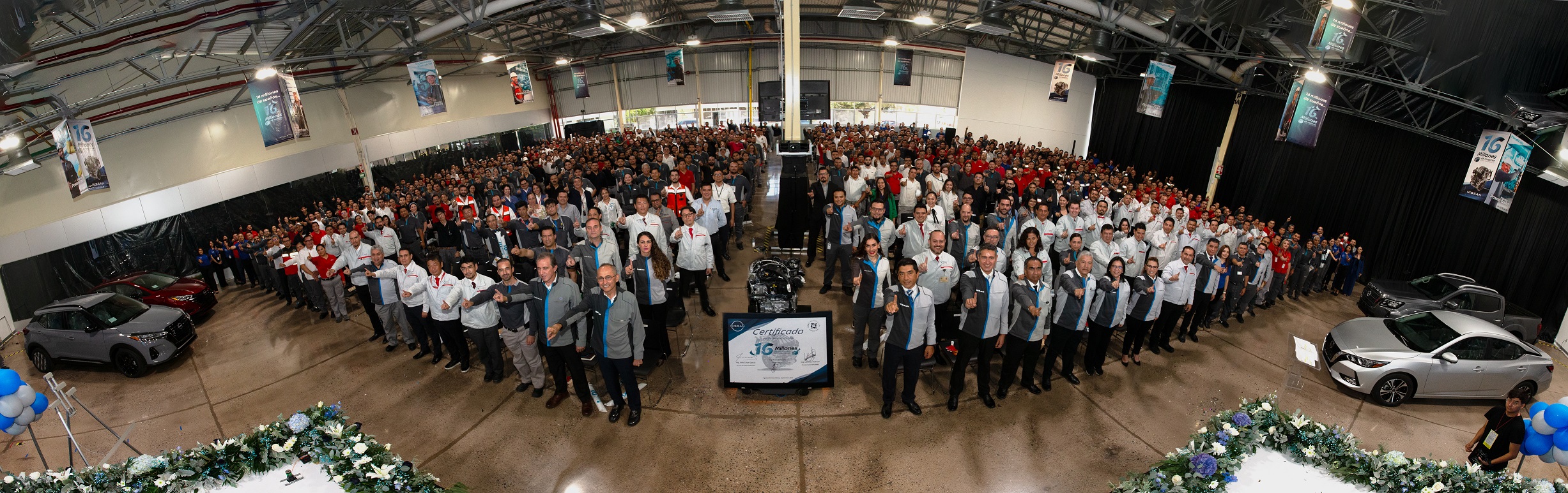 Un nuevo hito para Nissan Mexicana fabrica su motor 16 millones