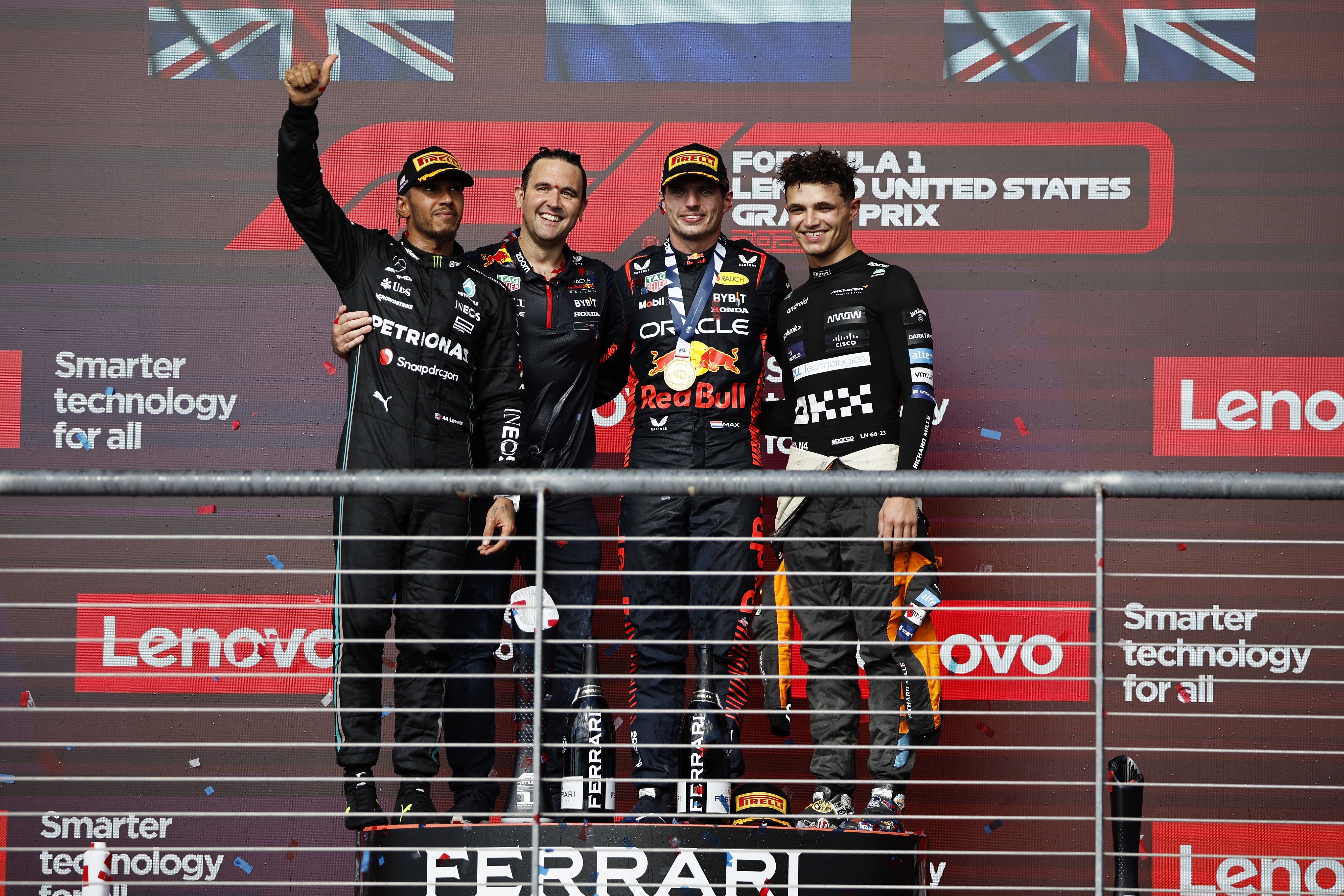 Verstappen vence a Hamilton y Norris en el GP de Estados Unidos 