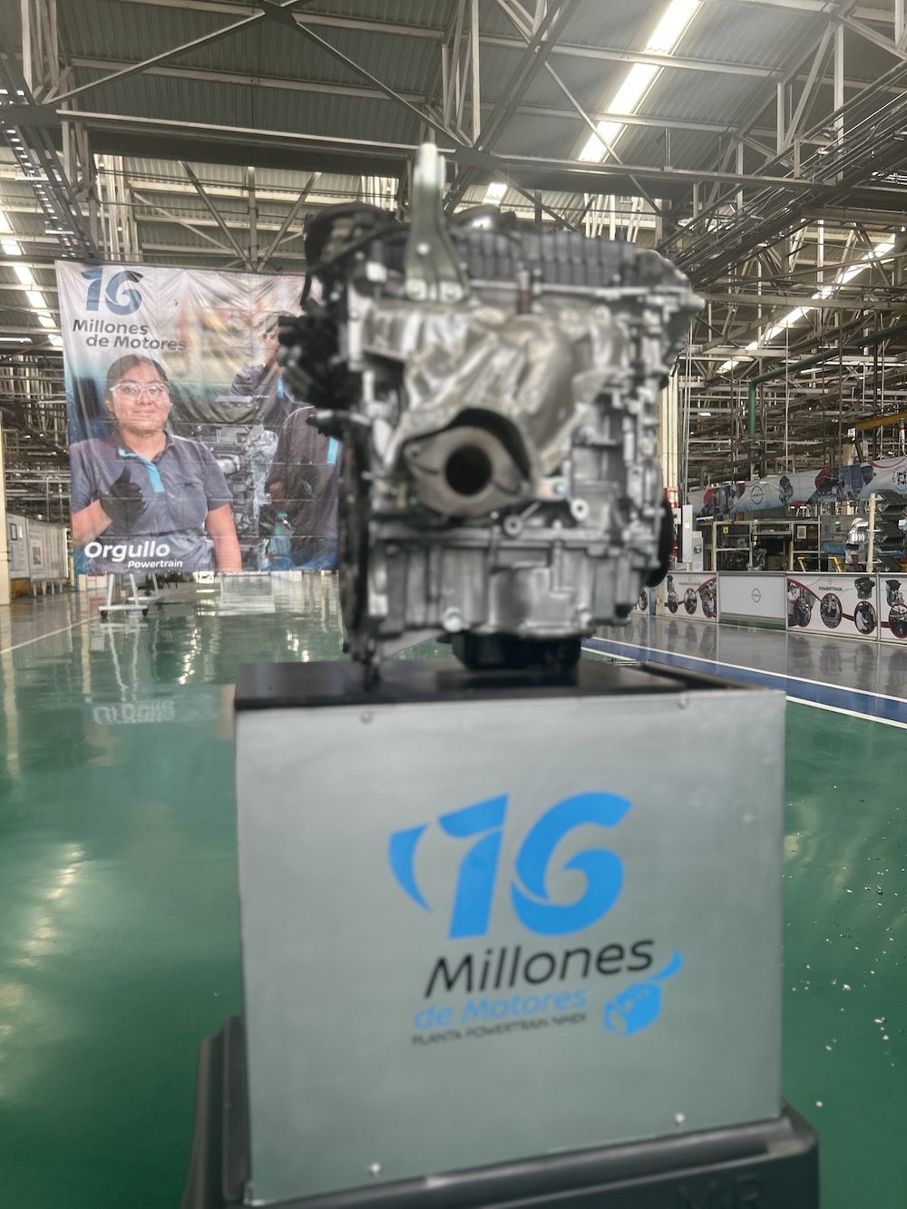 Celebración de la producción del motor 16 millones en Aguascalientes