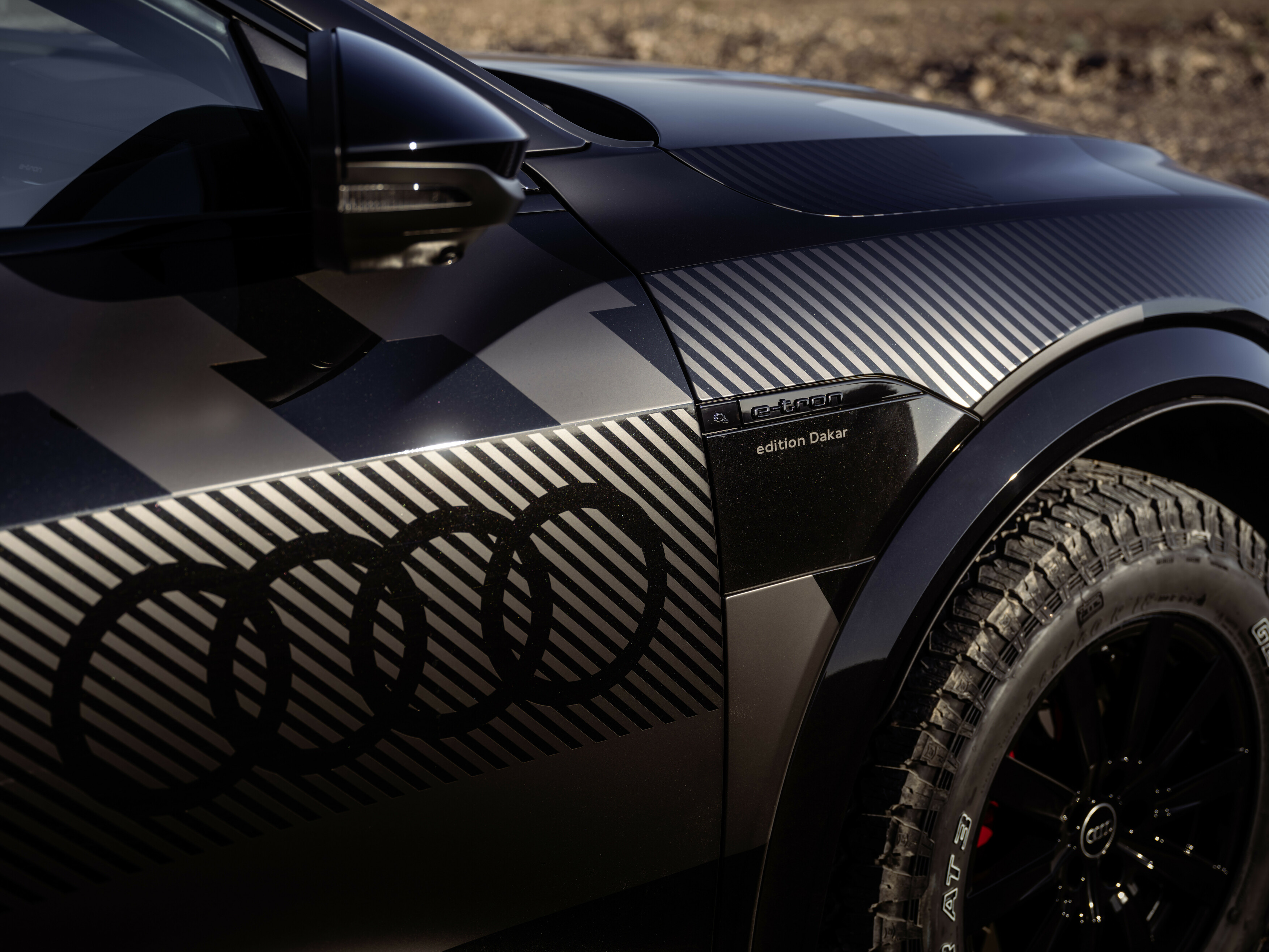 Detalle del Audi Q8 etron edition Dakar | Memo Lira Detalle del Audi Q8 e tron edition Dakar
