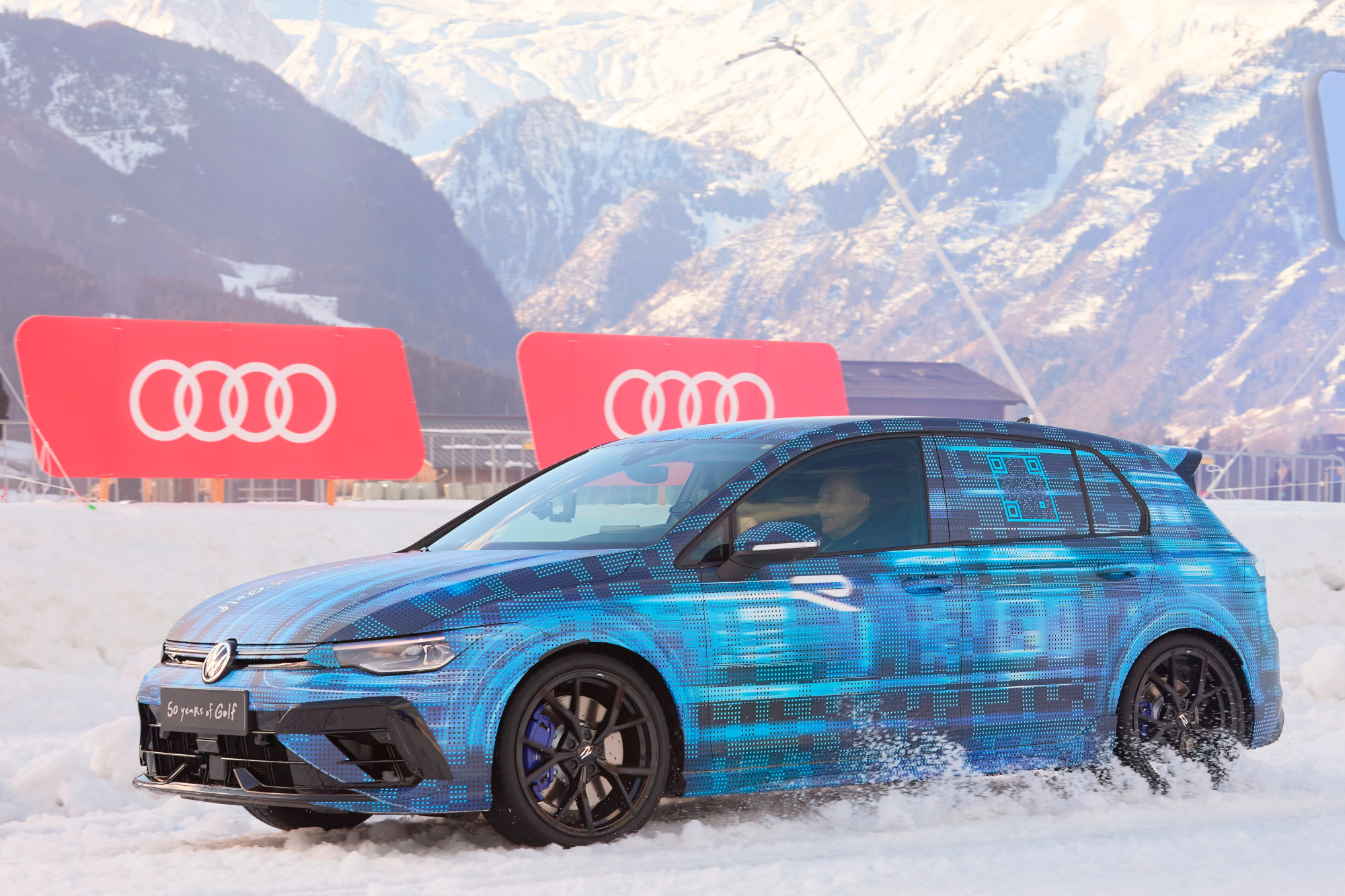 Golf R en Ice Race 