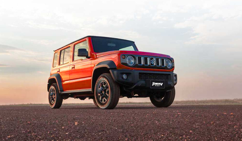 Capacidad todoterreno de Suzuki Jimny 5 puertas