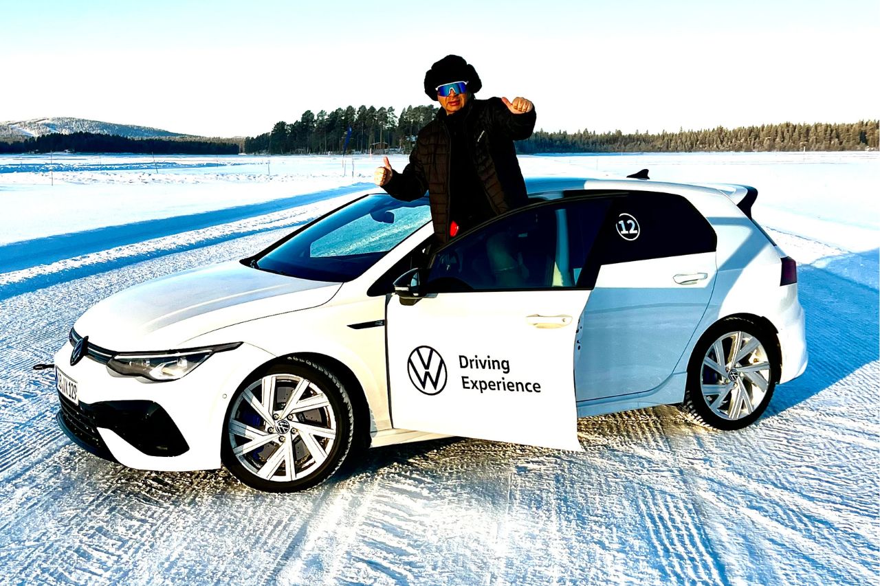 VW Driving Experience3 | Memo Lira Volkswagen y el hielo 50 años de Golf