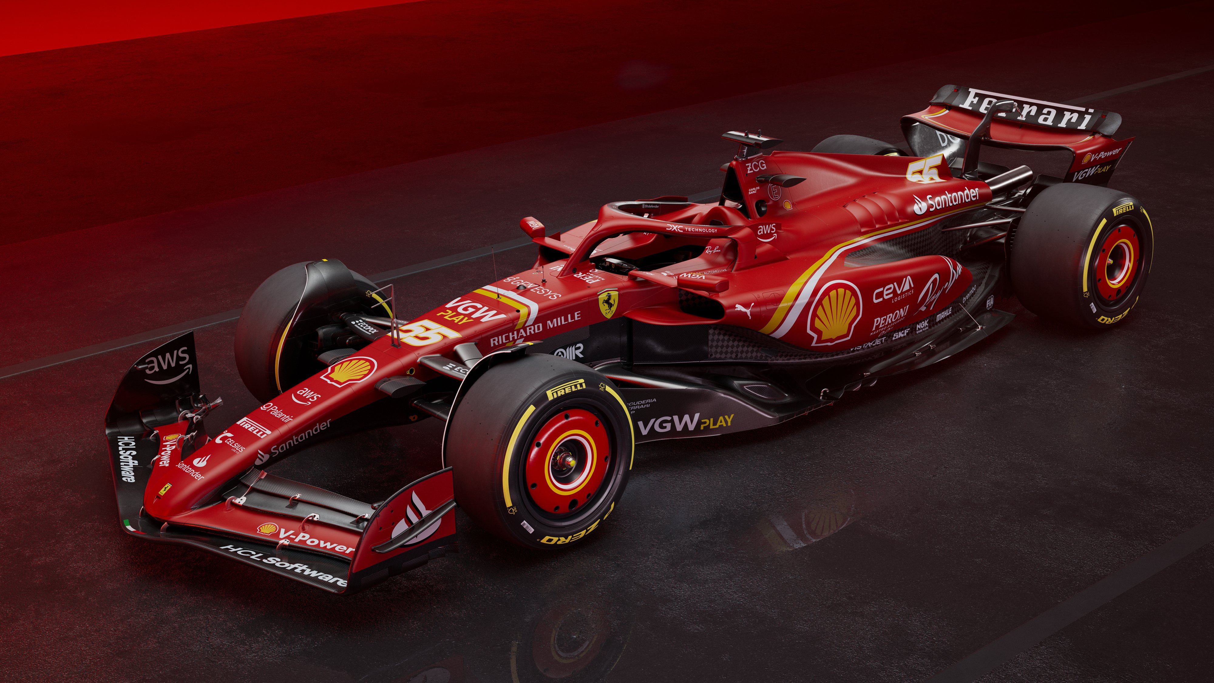 Ferrari presenta el nuevo SF 24 para Leclerc y Sainz