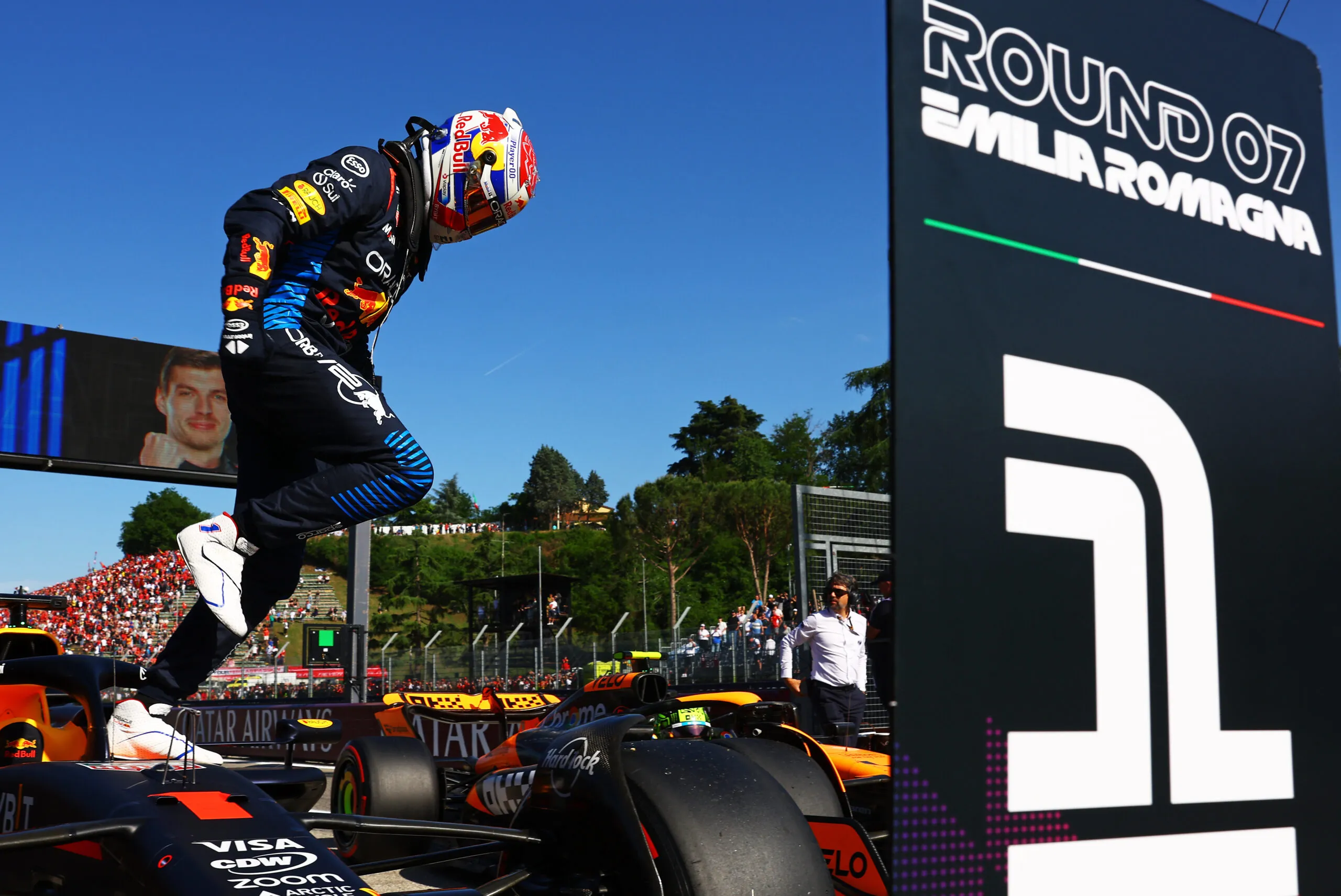 Verstappen iguala a Senna con una pole histórica en Imola