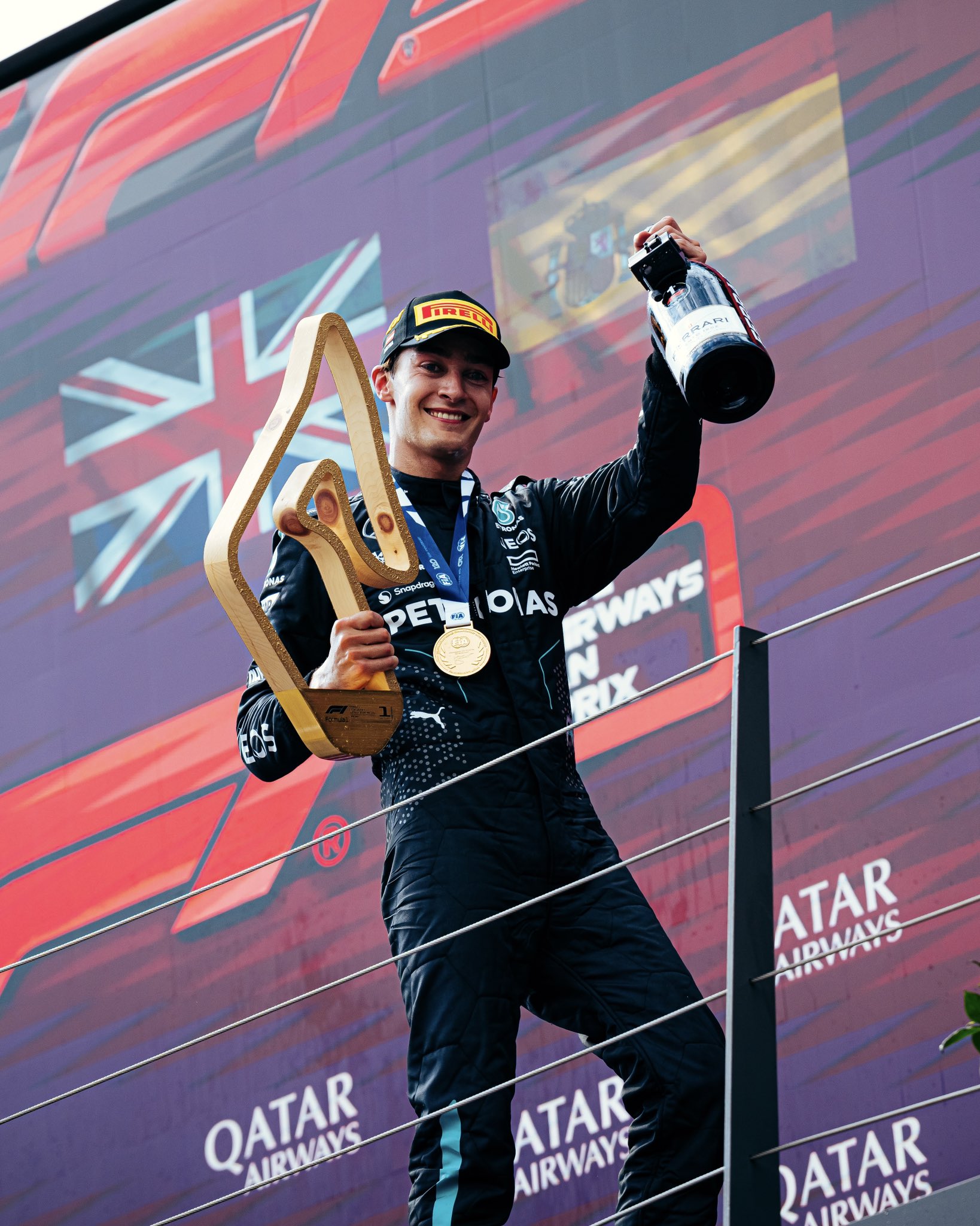 Russell logra la victoria en Austria tras el incidente entre Verstappen y Norris