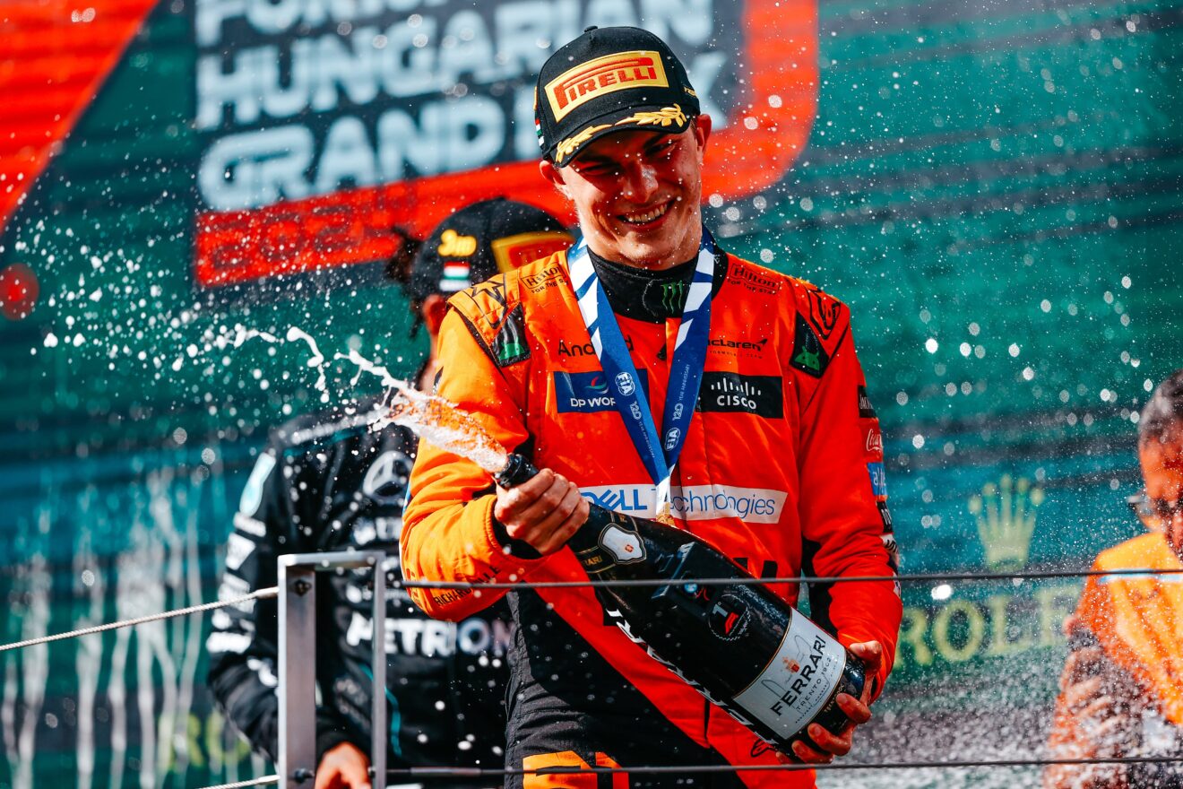 Oscar Piastri consiguió su primera victoria en la Fórmula 1 en el GP de Hungría