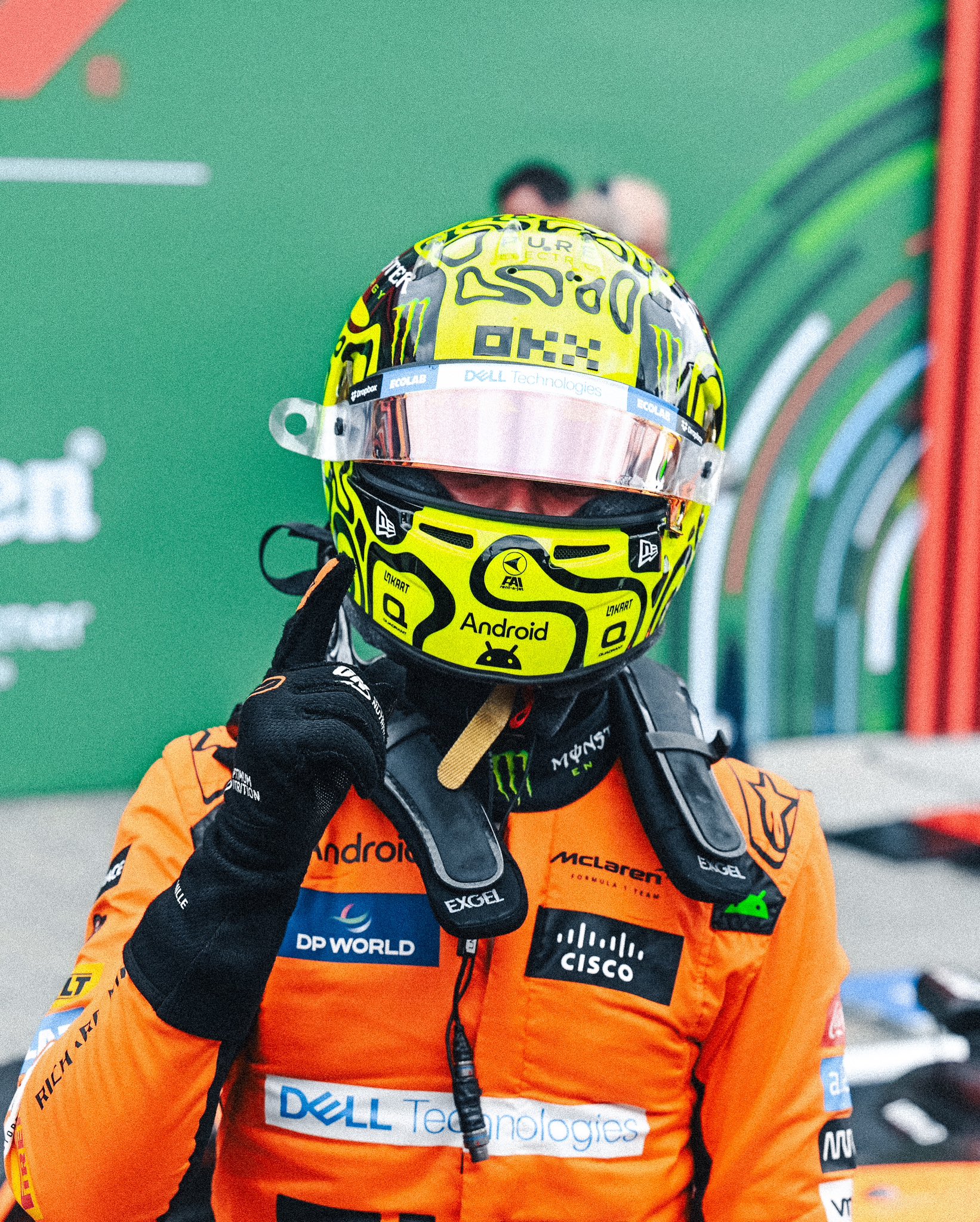 Lando Norris le arrebata a Verstappen la pole position en el GP de Holanda 
