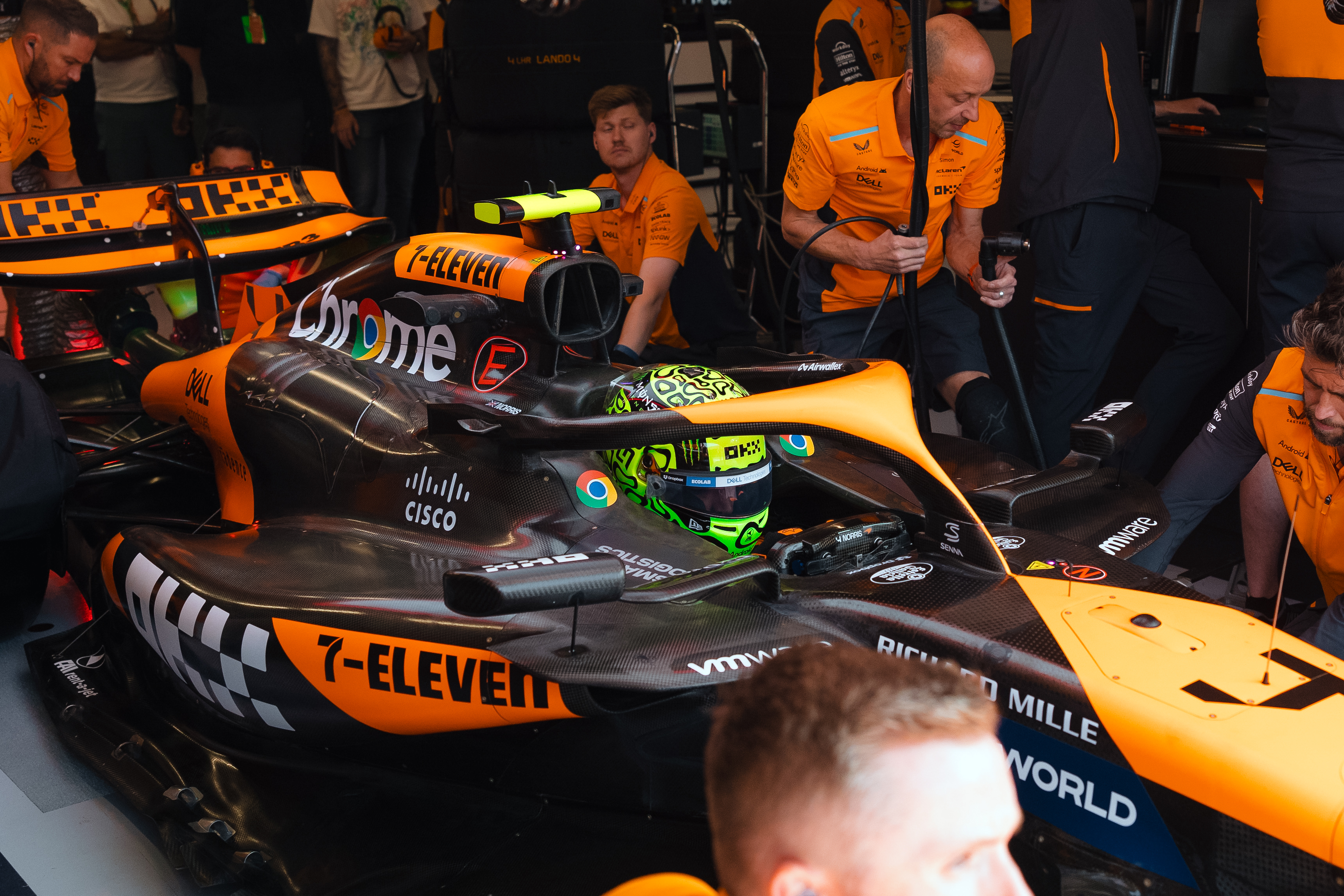 Lando Norris le arrebata a Verstappen la pole position en el GP de Holanda