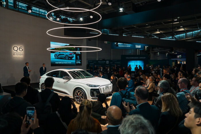 Audi Q6 Sportback e-tron en el Autoshow de París