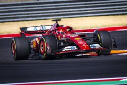 Leclerc lidera el doblete de Ferrari en el GP de Estados Unidos, Norris pierde el podio