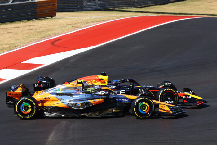 Leclerc lidera el doblete de Ferrari en el GP de Estados Unidos, Norris pierde el podio