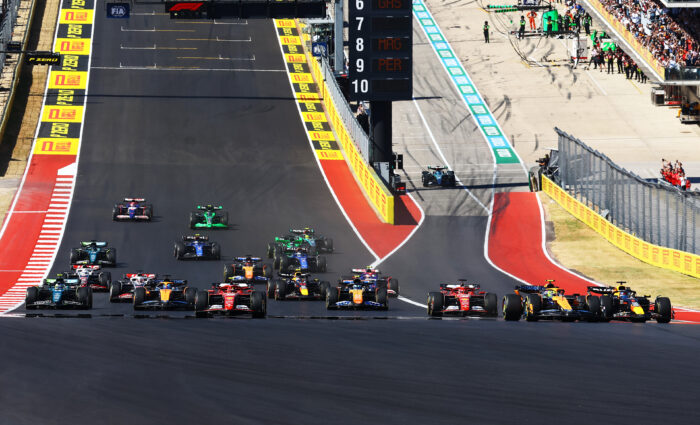 Leclerc lidera el doblete de Ferrari en el GP de Estados Unidos, Norris pierde el podio