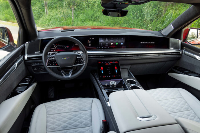 Interior de Cadillac Escalade 2025