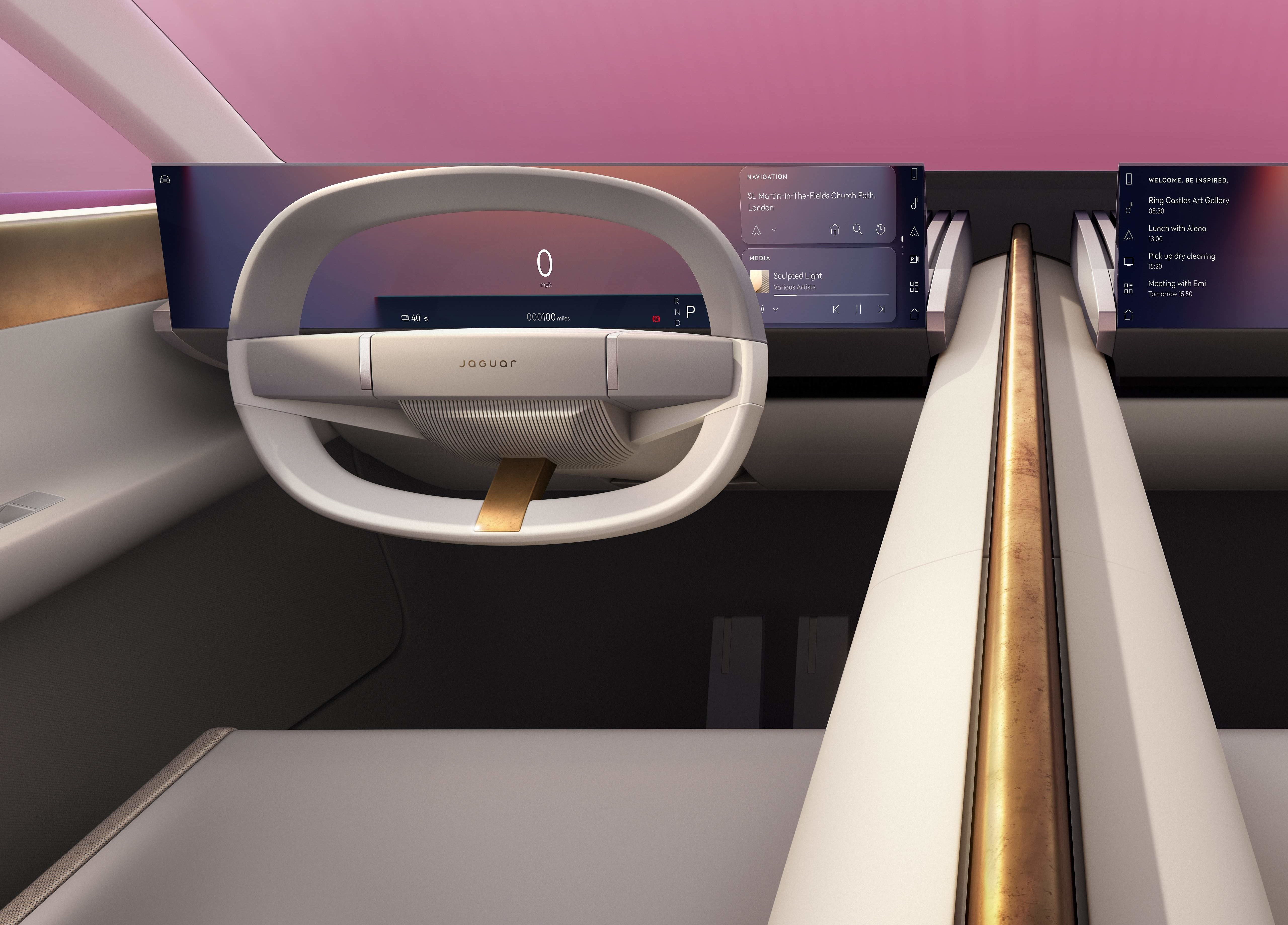 Interior Jaguar Type 00 Concept | Memo Lira Interior Jaguar Type 00 Concept