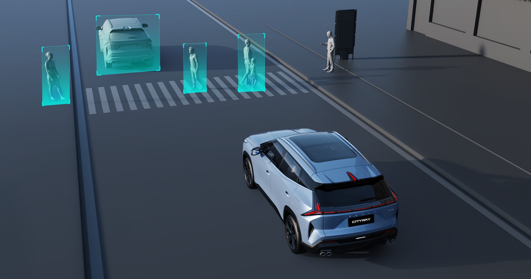 Tecnología en autos Geely