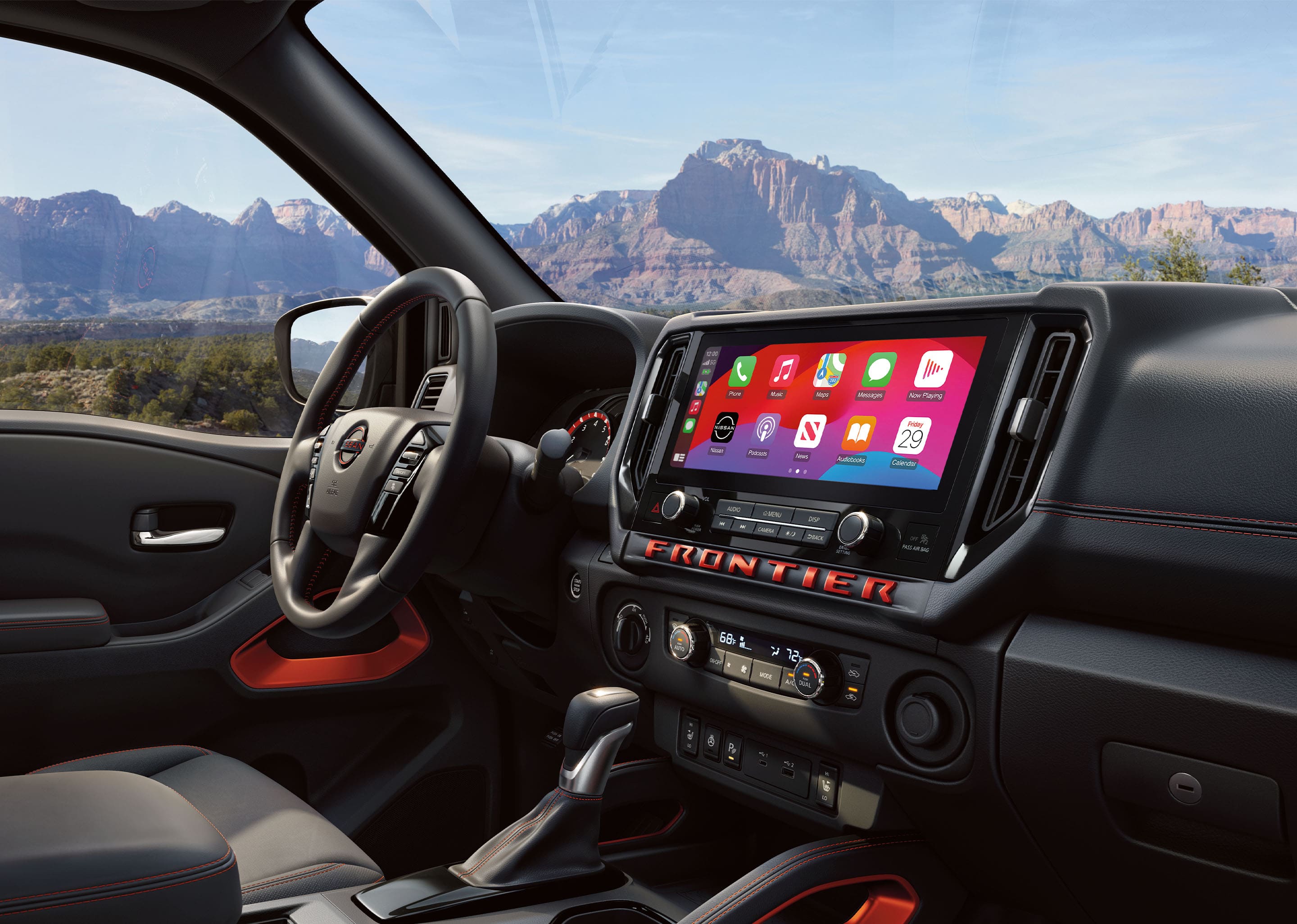 Interior Nissan Frontier V6 PRO4X | Memo Lira Interior Nissan Frontier V6 PRO 4X