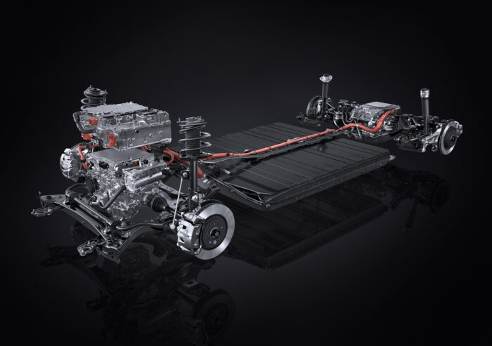 Tren motriz eléctrico de Lexus RZ
