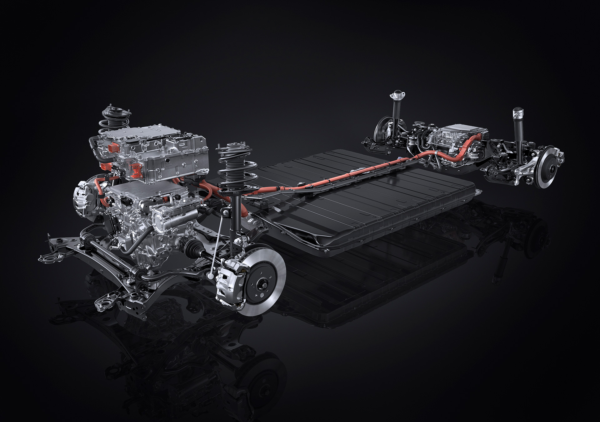 Tren motriz eléctrico de Lexus RZ