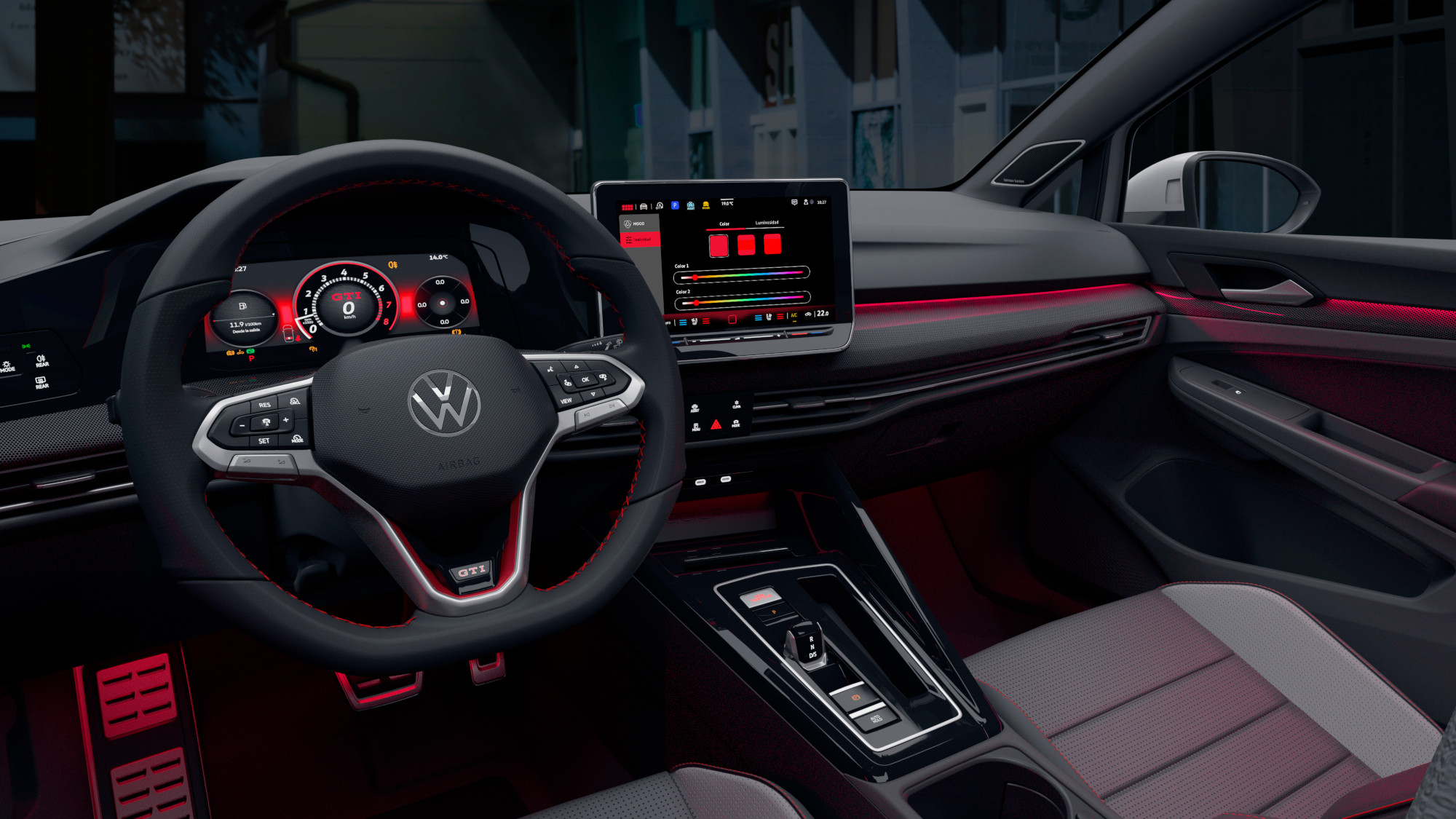 Interior Volkswagen Golf GTI 2025
