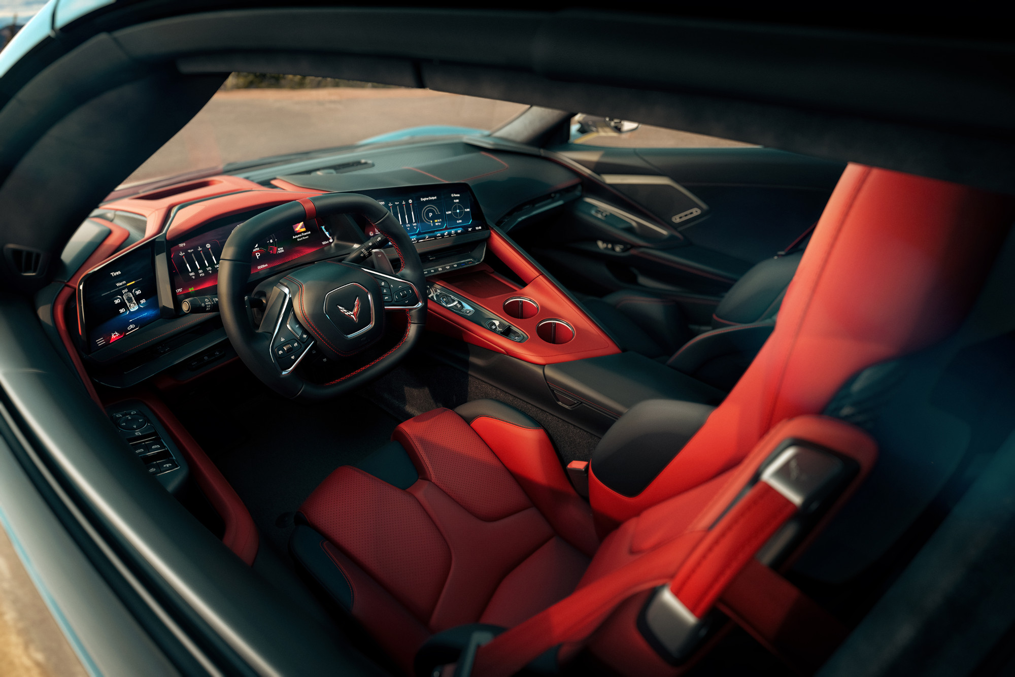 Nuevo interior de Chevrolet Corvette Stingray