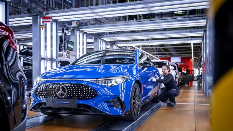 Producción de Mercedes Benz CLA